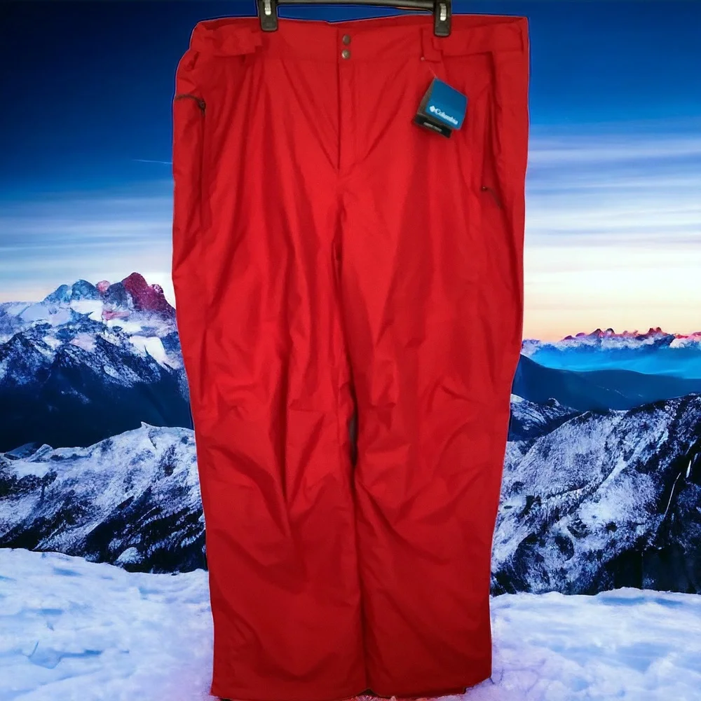 Columbia Men's Bugaboo IV Pant, Mountain Red sz 3X Big‎ BNWT